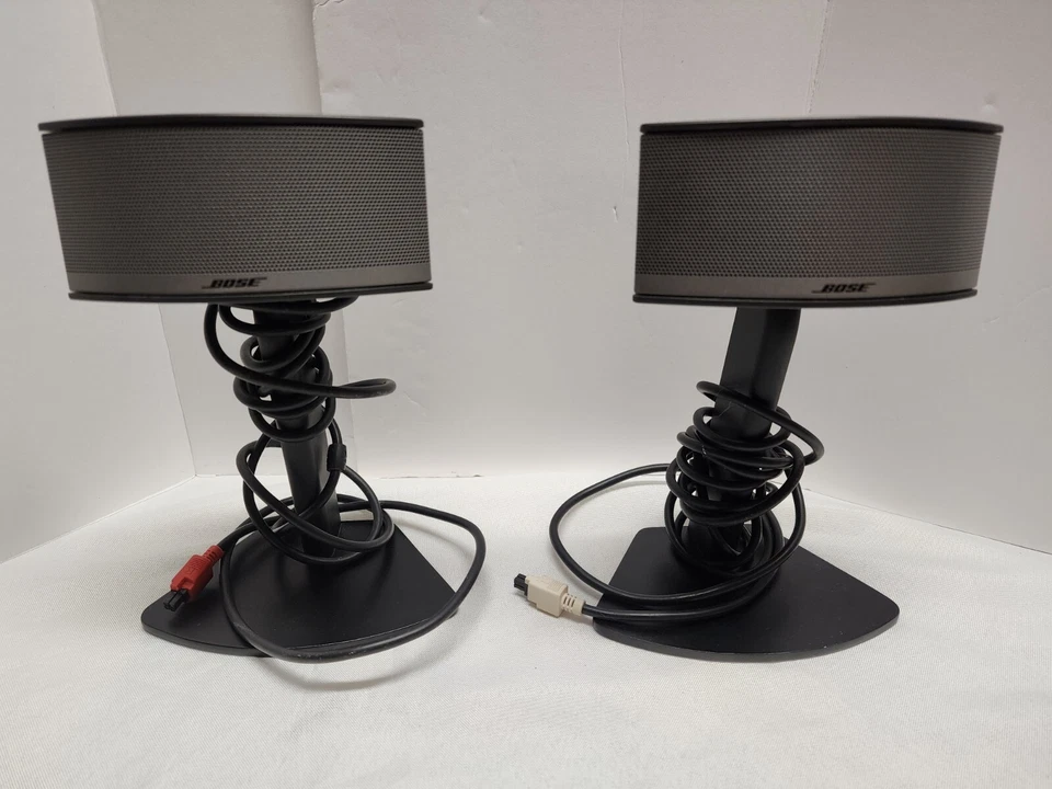 Bose Companion 5 Multimedia Speaker System Left & Right Satellites Tested Works - Image 1 of 4