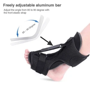 Ankle Fixation Orthosis Adjustable Plantar Splint Trainer Foot Drop Brace Belt - Picture 1 of 13
