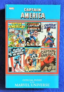 Captain America Official Index to the Marvel Universe PB 1st Edition/1st Print - Bild 1 von 1
