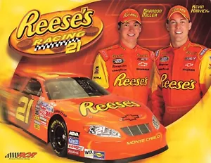 Tarjeta de héroe de Kevin Harvick Brandon Miller #21 RCR Racing Reese - Imagen 1 de 2