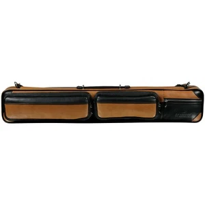 Longoni Giotto Autunno Luxury Leather Pool Carom Billiard Soft Cue Case 4 x 8 - Picture 1 of 12