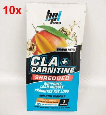 10x CLA+Carnitine Shredded Termogenic Weight Loss and Natural Energy BPI Sports