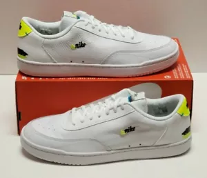 Nike Court Vintage Premium White Volt Men's Sz 13 NEW CZ7936-100 NoBoxLid - Picture 1 of 7