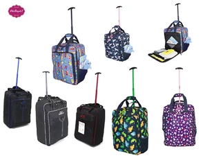 45x36x20cm EasyJet Under Seat Wheel Suitcase Cabin Trolley Travel Case Bag - Picture 1 of 70