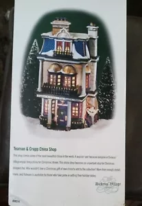 Dept 56 Dickens Village - Teaman & Crupp China Shop #58314 - Bild 1 von 7