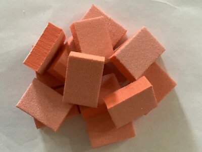 30 Uñas Manicura Pedicura Tampones Naranja Uñas Lijado Tamaño de Viaje Totalmente Nuevo Foto 1 de 3