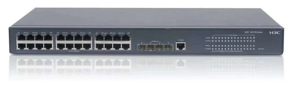 HP A5120-24G SI 24-Port Gigabit Layer 4 Managed Ethernet Switch w/ 4 SFP JE074A - Image 1 of 4
