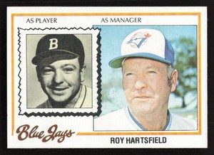 Roy Hartsfield  1978 Topps #444 Toronto Blue Jays EX+ {0416