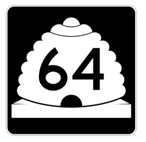 Utah State Highway 64 Aufkleber Sticker R5400 Highway Route Schild - Bild 1 von 1