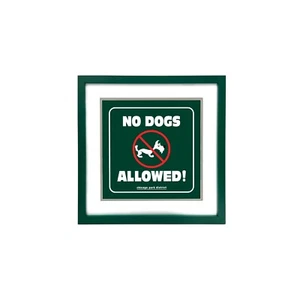 Framed Chicago Art - Chicago Parks (No Dogs Allowed) - Picture 1 of 7