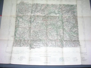 cartes géographique couleurs XIX°siècle des environs de Bort Corrèze Ussel - Imagen 1 de 2