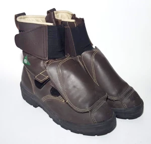 Royer Mens Brown Work Boots | Steel Toe, Rubber Soles | Mens 7.5 - Imagen 1 de 8
