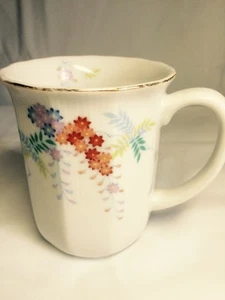 Taza de café floral porcelana china WISTERIA MIST Otagiri - Imagen 1 de 4