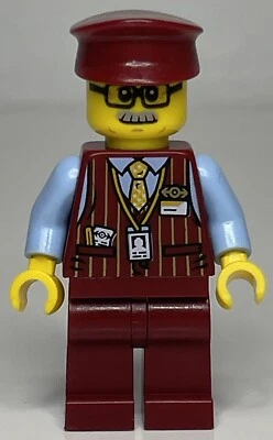 Lego Chuck (minifigura, HS022, lado oculto, 70424, conductor de tren fantasma) Cad Foto 1 de 4