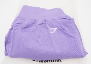 Gymshark Women's Vital Seamless 2.0 2-in-1 Shorts Bright Purple Marl XXL New - Picture 1 of 7