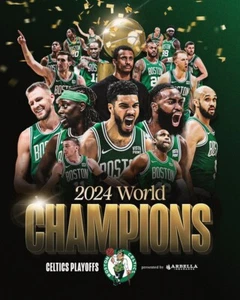 Boston Celtics 2024 NBA Finals Champions 8x10 NBA Basketball Photo - Picture 1 of 1