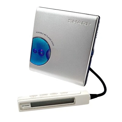 Sharp MD-ST500-A MiniDisc Player + Sharp Inline Remote Control - Tested Working - Image 1 of 4