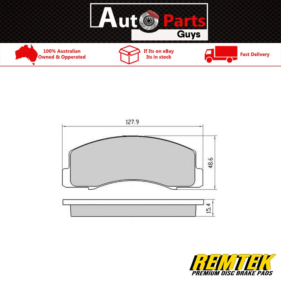 Budget Front Brake Pads Suits Holden Apollo JK, Toyota Camry SV22 DB1110 - Image 1 of 1