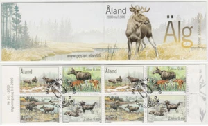 Aland 2000, Elks, Moose, Booklet, FD cancelled - Picture 1 of 1