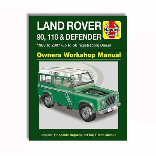 Haynes Workshop Manual 90 110 Land Rover Defender Diesel 1983 to 2007 DA3035 - Image 1 of 1