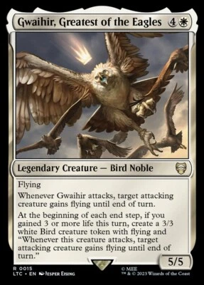 Gwaihir, Greatest of the Eagles 0015 Non Foil Rare LOTR Commander MTG Near Mint - Image 1 of 2