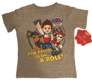 NUEVA Camiseta Niños Talla 2T PAW PATROL Camiseta Niño Chase Marshall Is On A Roll - Imagen 1 de 1