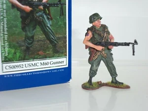 FIGURA DE SOLDADO DE JUGUETE DE METAL DE COLECCIÓN CS00952 GUERRA DE VIETNAM USMC M60 ARTILLERO DE METAL - Imagen 1 de 2