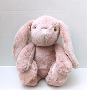Parents Choice Bunny Plush Blush Mauve Pink Rabbit Stuffed Animal Long Ears - Picture 1 of 5