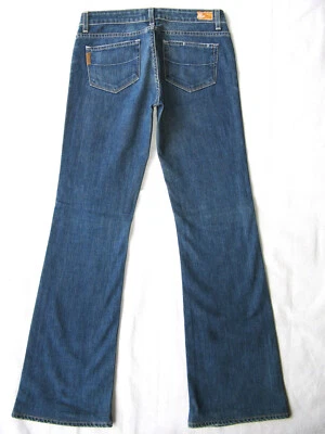 Paige Hollywood Hills Bootcut Jeans Women Size 28 Blue Distressed + Stretch L32 - Image 1 of 4