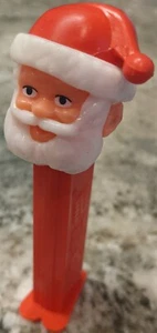 Vintage Pez Dispenser Santa Claus Open Eyes With Feet Made in Slovenia - Picture 1 of 6