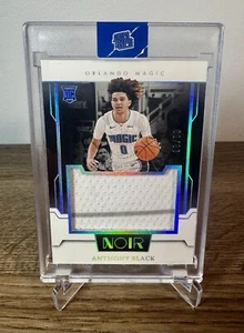 2023-24 Noir NBA ANTHONY BLACK Jumbo Material Rookie 2-Color Jersey /99 RC SP - Picture 1 of 2