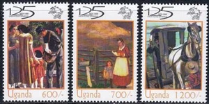 UGANDA 2000 UPU ANNIV. MNH sc#1634-36 PFERDE 🅵🆁🅴🆂🅷🅸🅿🅿🅸🅽🅶 - Bild 1 von 1