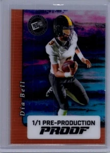 Dia Bell 2024 Leaf Football 1/1 Pre Production Proof - Picture 1 of 1