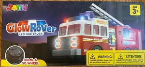 JOYIN LED Fire Truck Toy for Toddlers - Projections & Sirens, Bump and... - Picture 1 of 6