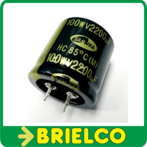 CONDENSADOR ELECTROLITICO SNAPIN 2200UF 2200MF 100V 85º 30X30MM BD11649 - Imagen 1 de 1