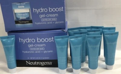 Neutrogena Hydro Boost Gel Cream Qty 11 x .25oz Travel Tubes 2.75 Oz D/C’d HTF - Image 1 of 4
