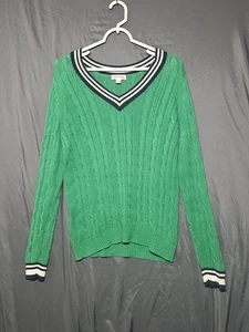 St Johns Bay Pullover Gr. XL grün V-Ausschnitt langarm - Bild 1 von 5