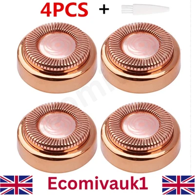 BRANDED 6X New Flawless Hair Remover Replacement Heads Blade Finishing Touch Epilator