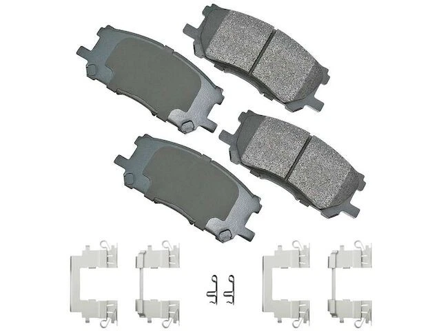 Juego de pastillas de freno delanteras Akebono 12PQ54S para Lexus RX400h 2006-2008 Foto 1 de 1
