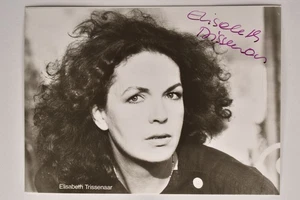 Elisabeth Trissenaar - Autogrammkarte und extra Unterschrift - original Autogram - Foto 1 di 2