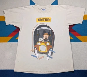 Vintage Mr. Magoo 1997 Movie Promo Shirt Cartoon "Do Not Enter" Honk Honk Large - Picture 1 of 10