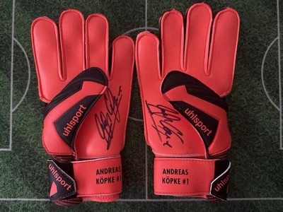 ANDREAS KÖPKE Torwarthandschuhe Handsignierte Torwart Autogramm Handschuh - Bild 1 von 3