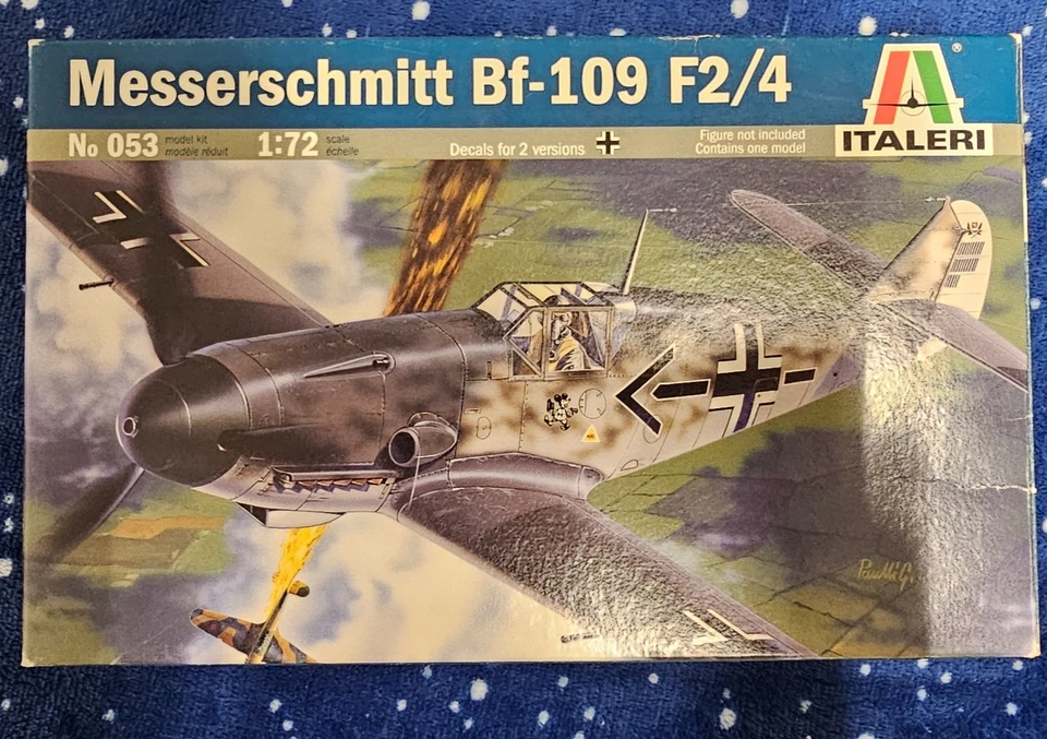 Messerschmitt BF 109 F2/4 Italeri 1/72 Modelkit Germany WW2 - Immagine 1 di 1
