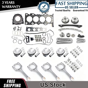 204PT 2.0T Engine Overhaul Rebuild Kit w/ Rods Timing VVT For Land Rover Evoque - Picture 1 of 21