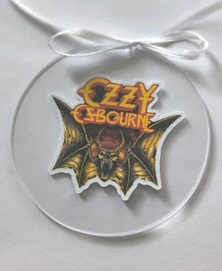 Ozzy Osbourne Ornament Prince Of Darkness klar rund Acryl - Bild 1 von 2