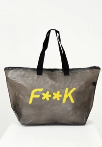 F**K Women's Black Bags Sea Bag Sea Bag Logo Print Spring Summer 202 - Picture 1 of 5