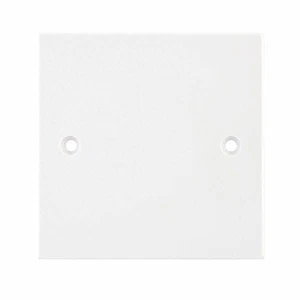 EXCEL Wiring & Accessories EX1GBP BS5733 blanking plate 1 gang white new - Bild 1 von 1