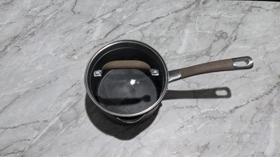 Circulon Premier Professional Non Stick 2 Qt Sauce Pan Pot With Strainer Lid - Image 1 of 4