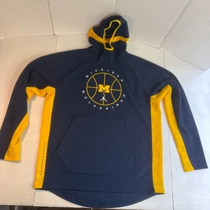 Michigan Wolverines Jordan Baloncesto Sudadera con Capucha Pullover Sudadera Nike Big House - Imagen 1 de 11