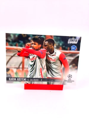 Karim Adeyemi RC Base CARD 2020-21 Topps Stadium Club UEFA FC Salzburg - Image 1 of 2